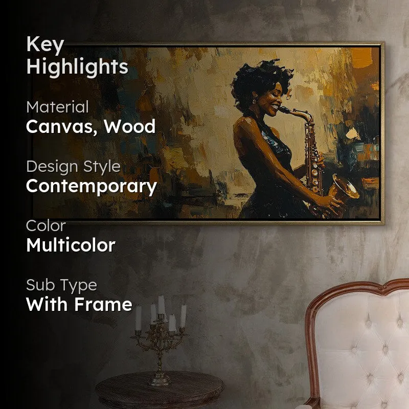Virtuoso Canvas Wall Painting With Frame media 2