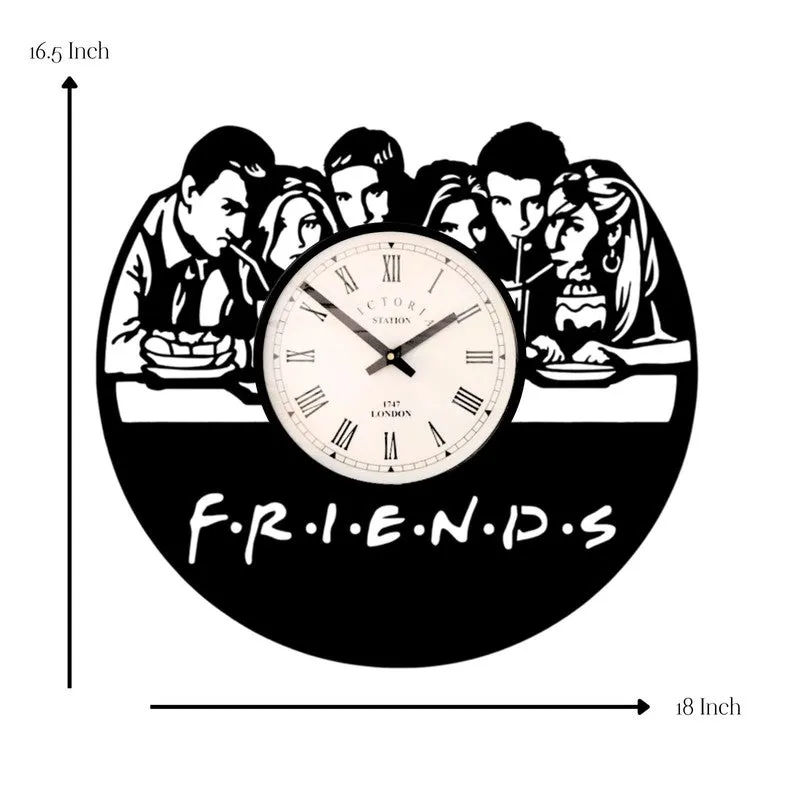 Friends Steel Analog Wall Clock media 7