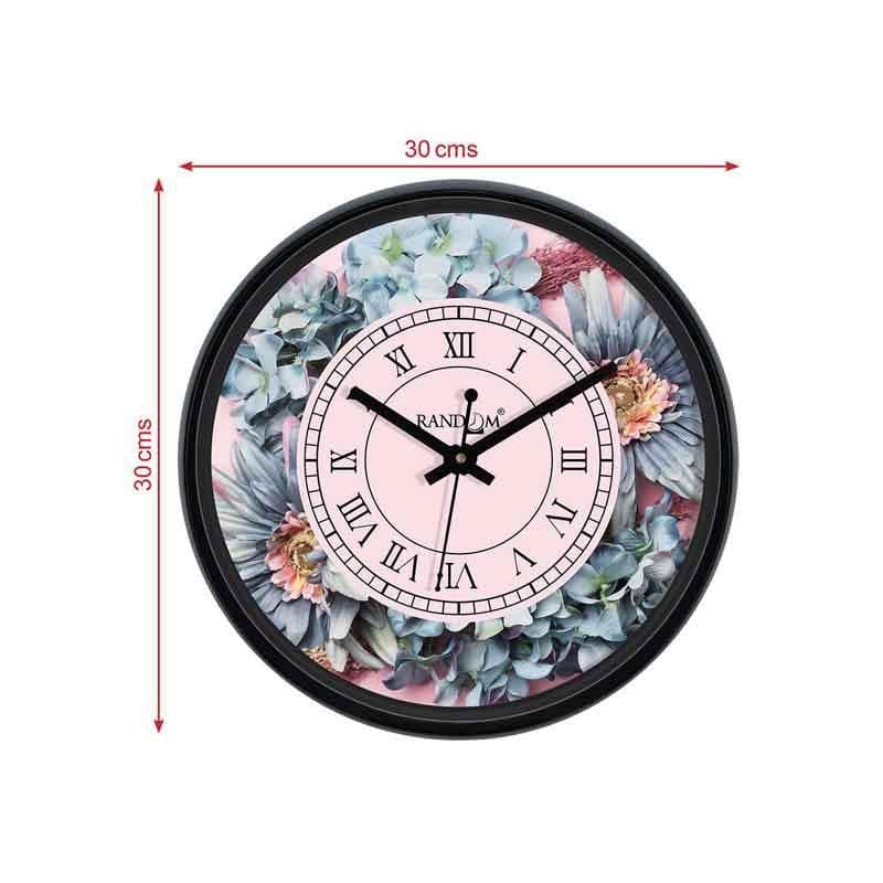 Poignant Blooms Wall Clock media 6