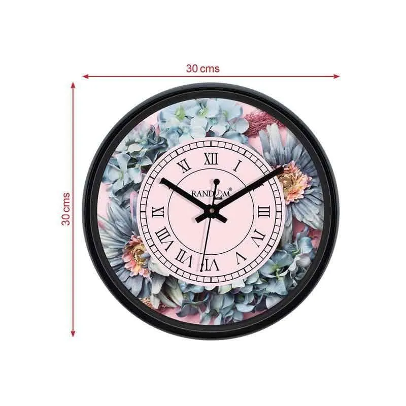 Poignant Blooms Wall Clock media 6