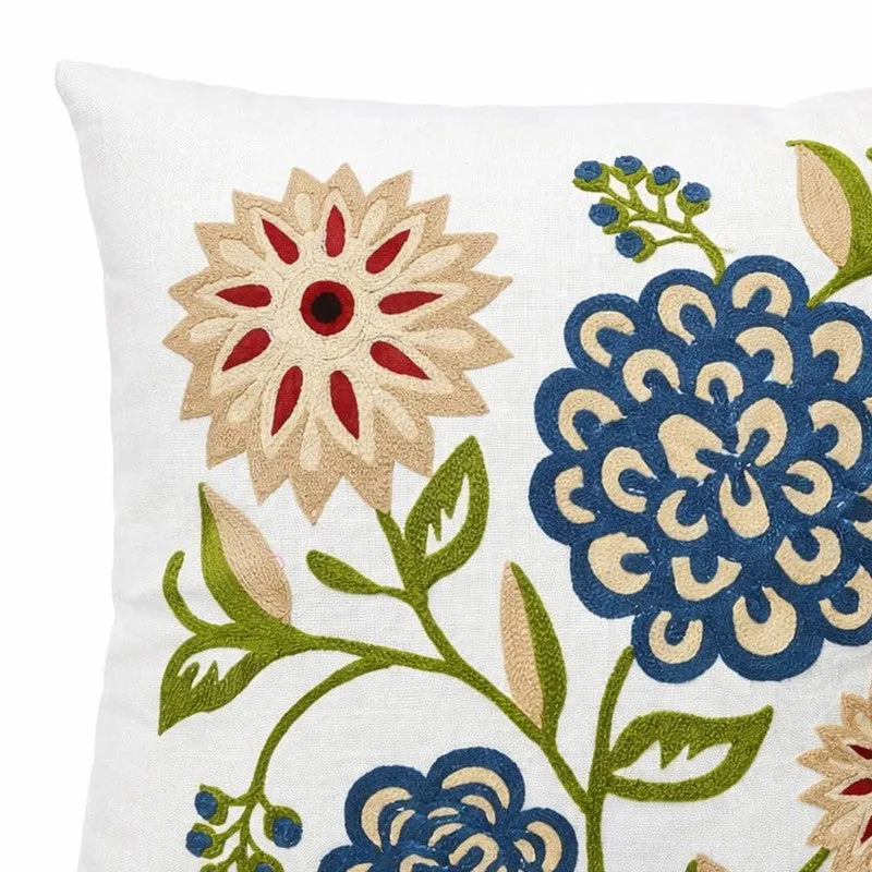 Embro Petals Cotton Cushion Cover media 6