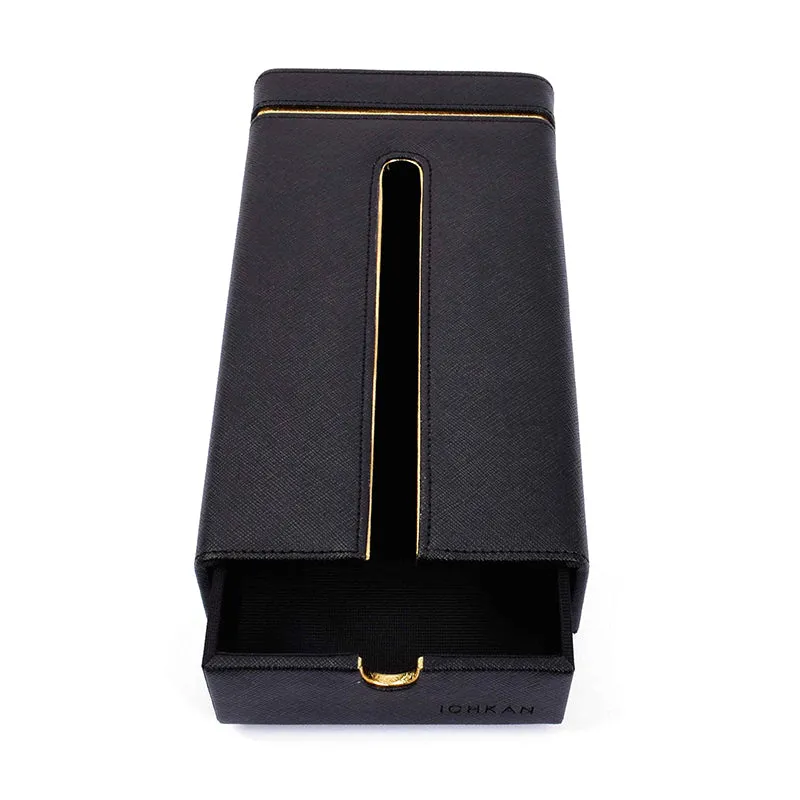 Ceastra Nuo Faux Leather Tissue Holder - Black media 7