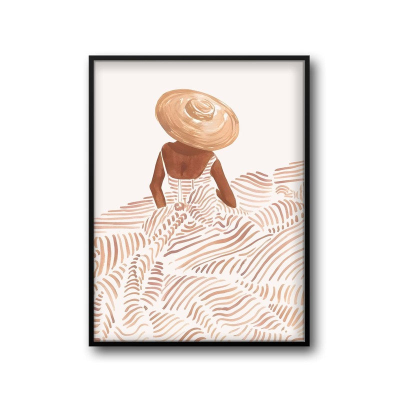 Serene Archival Canvas Wall Art - Black Frame media 5