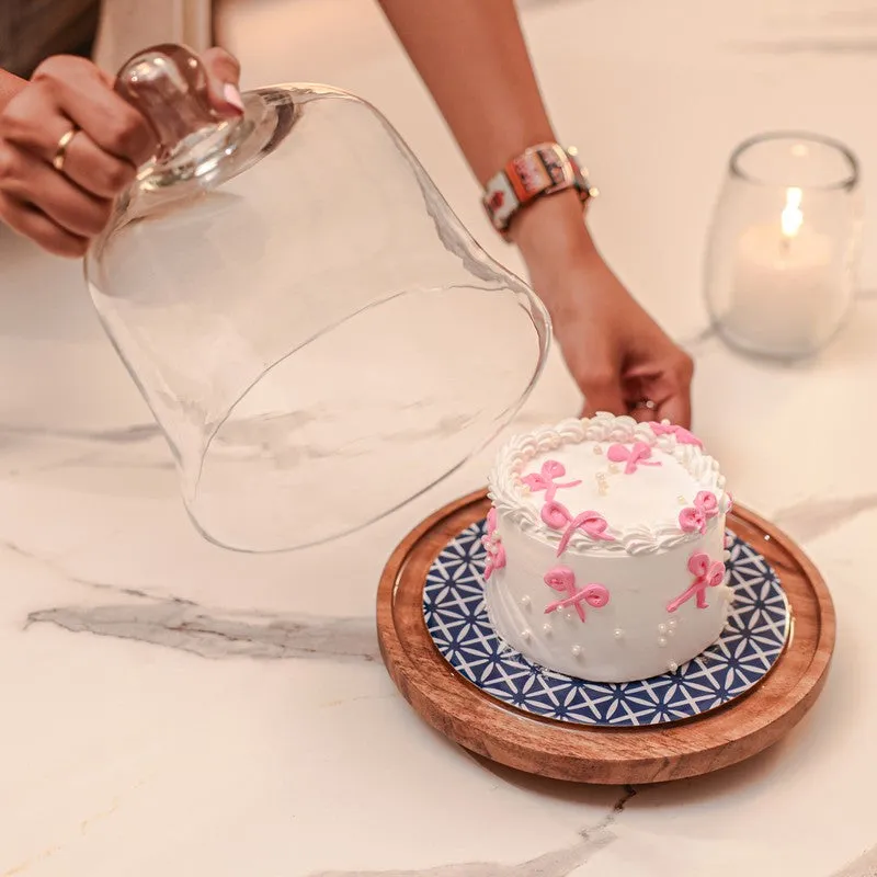 Vinso Cake Stand With Dome media 1