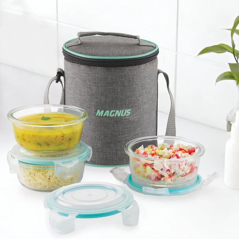 Velrix Daily Lunch Box with Lunch Bag - Four Piece Set media 4