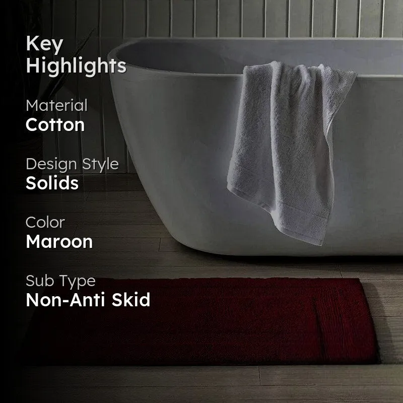 Ette Bathmat - Maroon media 2
