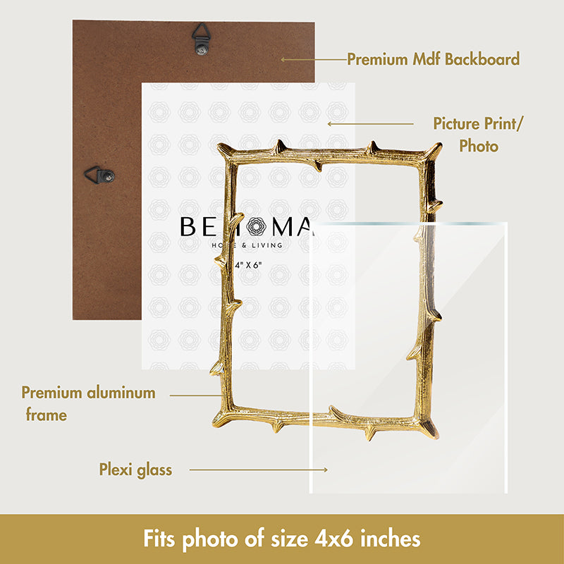 Twig Beauty Metal & Glass Table Photo Frame media 5