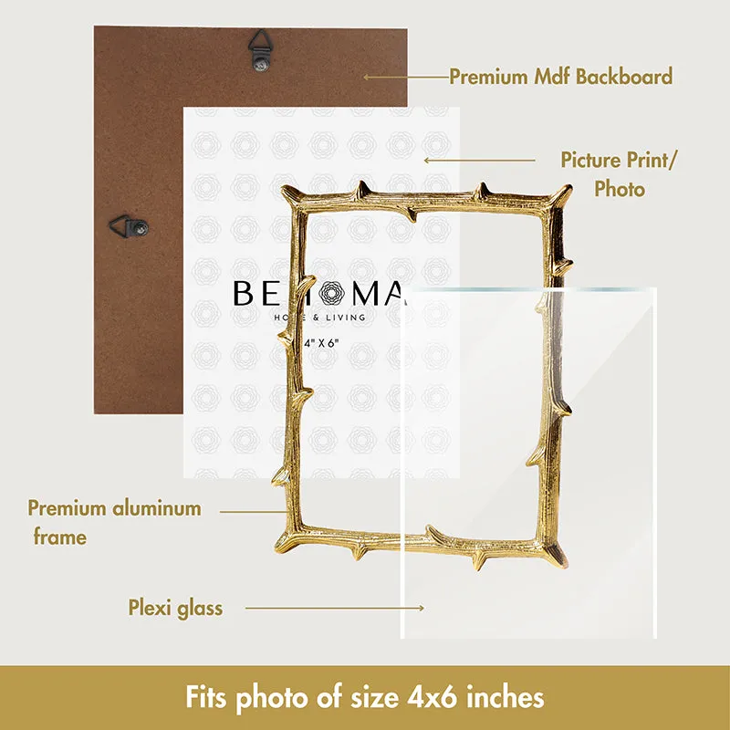 Twig Beauty Metal & Glass Table Photo Frame media 5