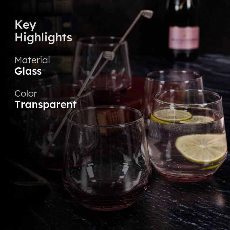 Ravio Glass Tumbler (360 ML) - Set Of Six media 2