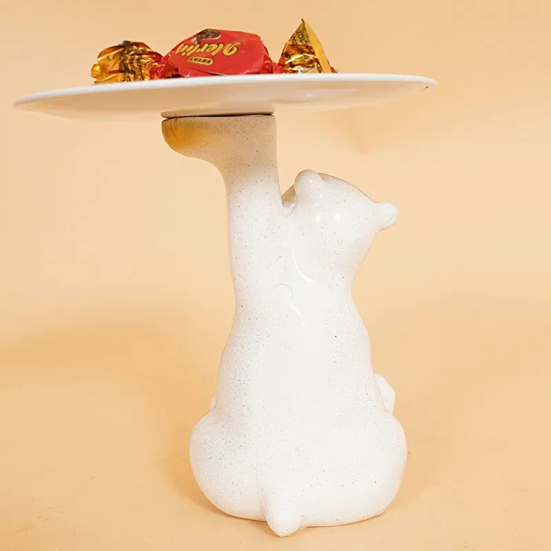 Charming White Rabbit Candle Holder media 8