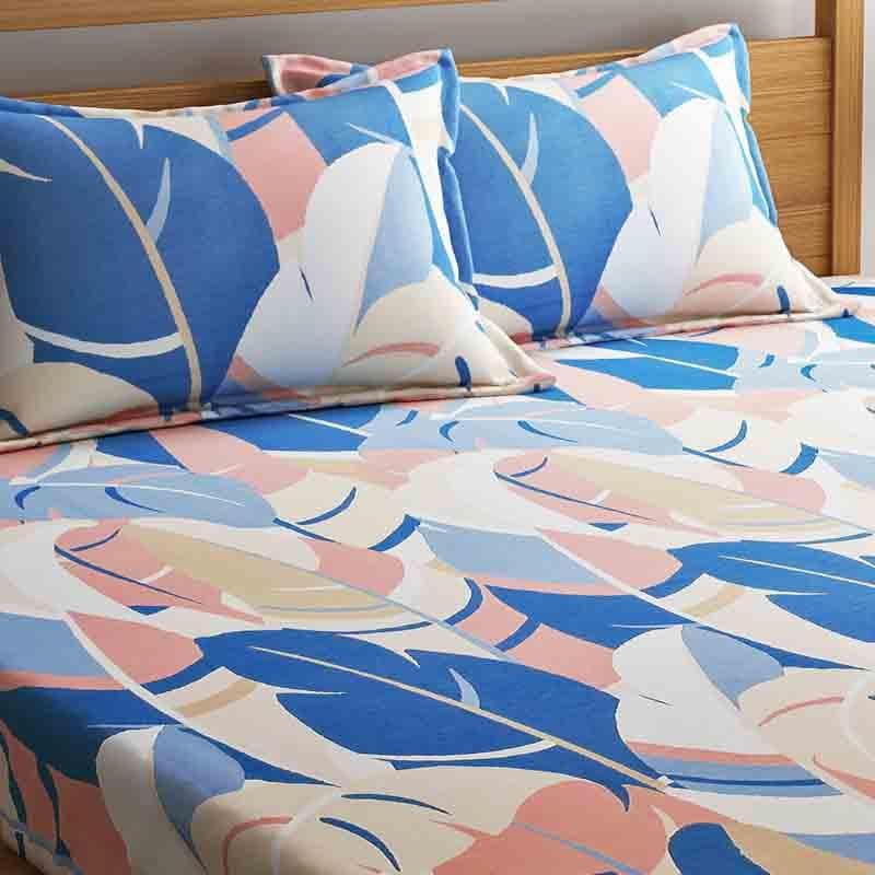 Blue Mist Cotton Bedsheet - 210 TC media 5