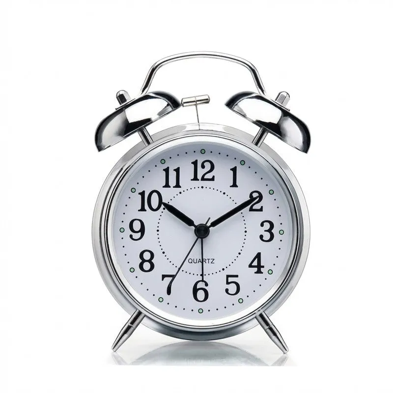 Time Aura Round Metal Table Clock media 3
