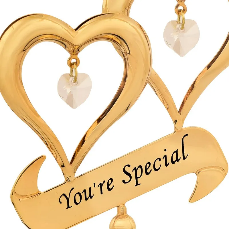 Special Heart 24K Gold Plated Mild Steel Showpiece media 5