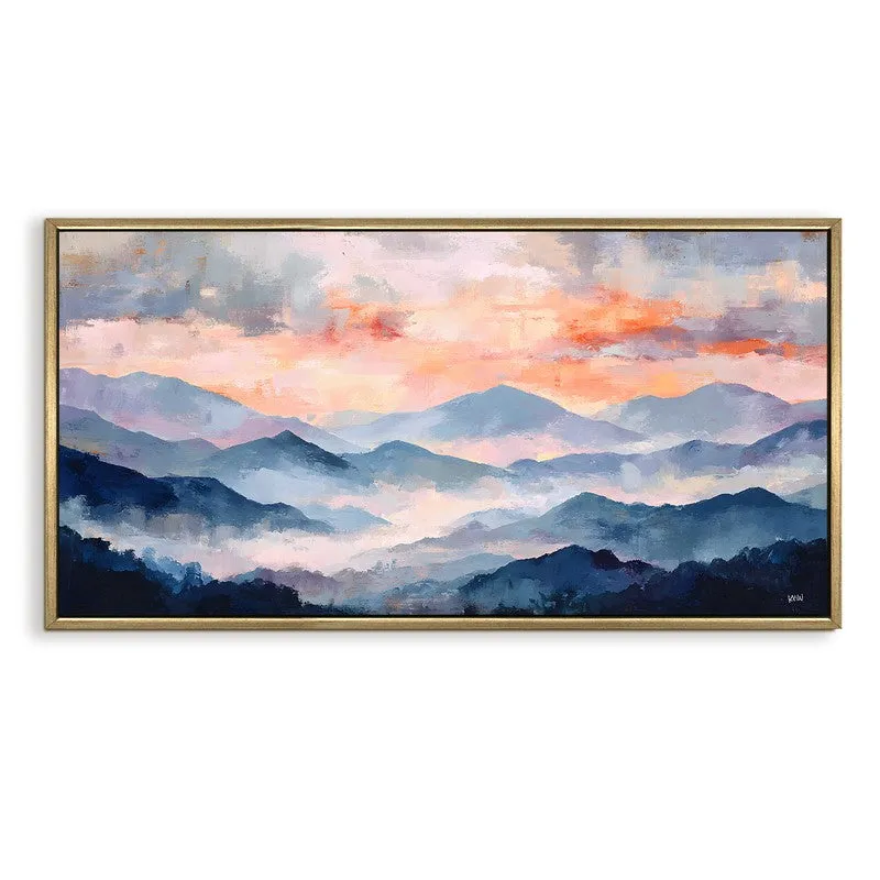 Mountain Veil Canvas Wall Painting With Frame media 3