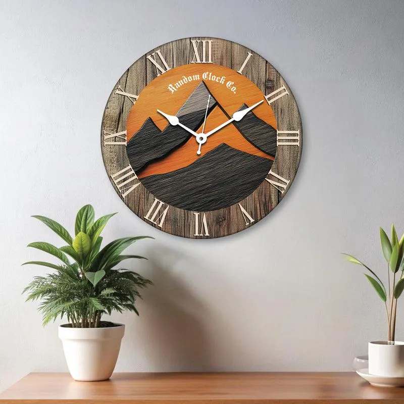 Cyclus Analog Wooden Wall Clock media 1