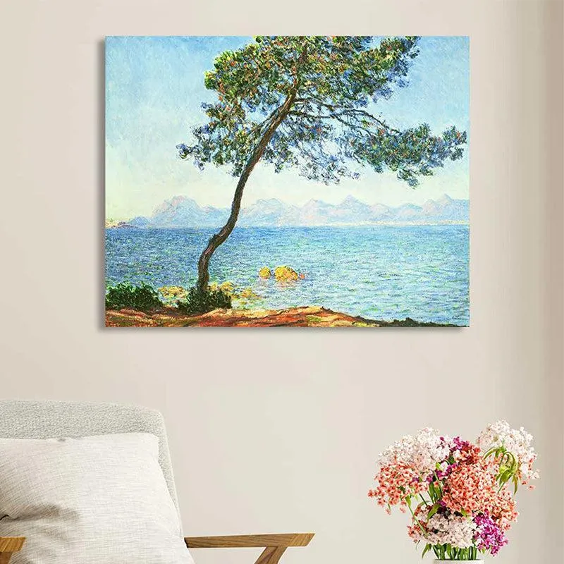 Tranquil Shore Canvas Wall Painting media 2