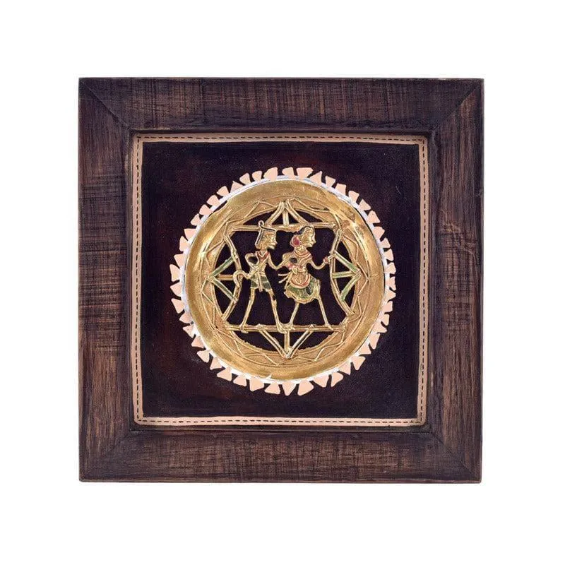Majori Dhokra Brass Wall Art media 3