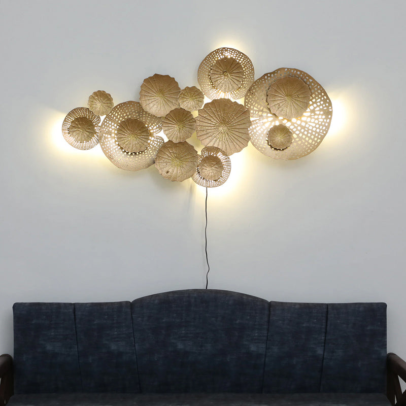 Gilded Forms Iron Wall Accent