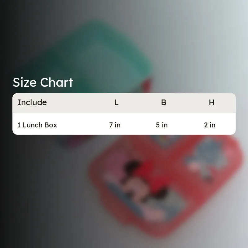 Minnie Lunch Box With Compartments - 390 ML media 6