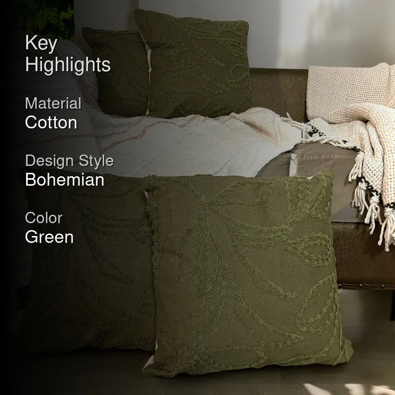 Tapestra Tufted Cushion Cover Set - Set Of Four media 2