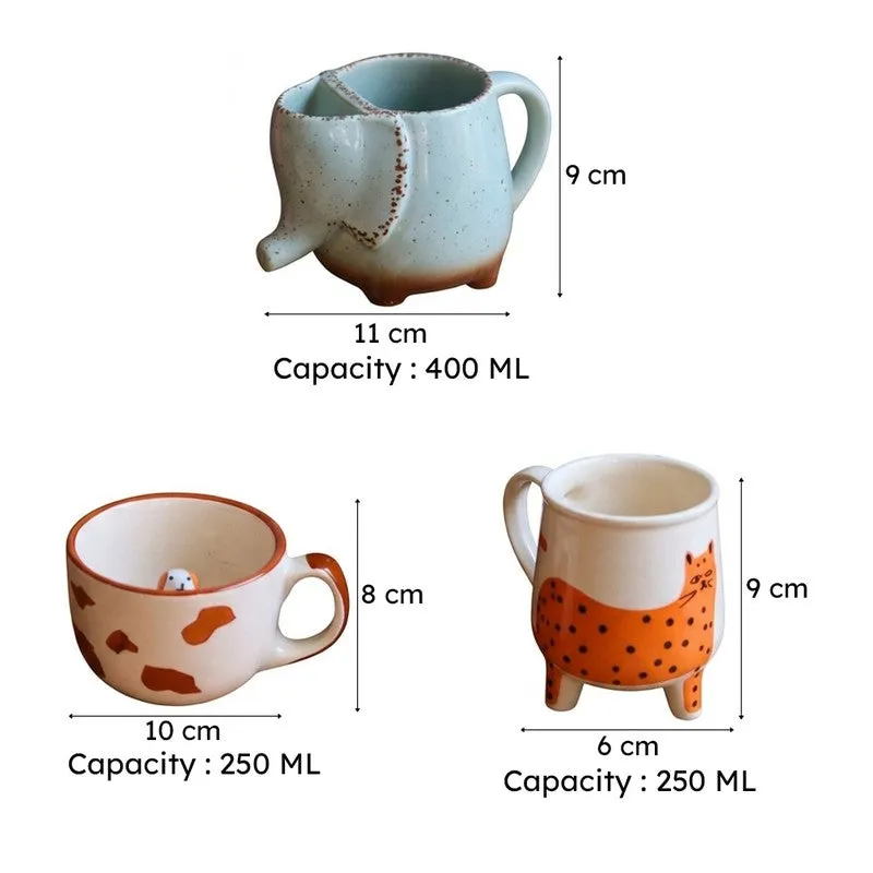 Miloniya Ceramic Tea Cup - Set of Three media 6