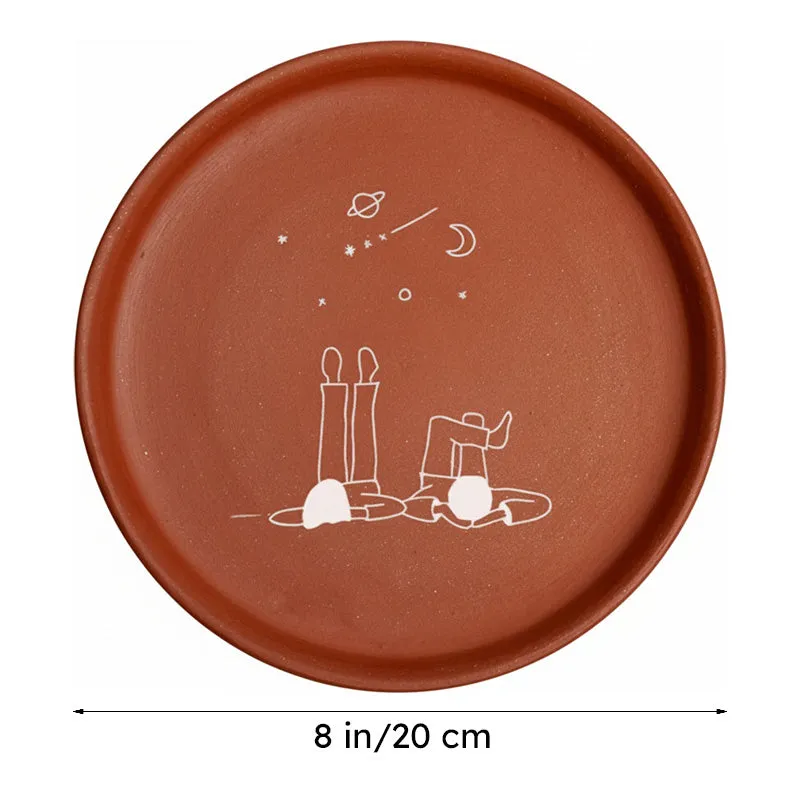 Camper Life Terracotta Wall Plate - Set Of Three media 8