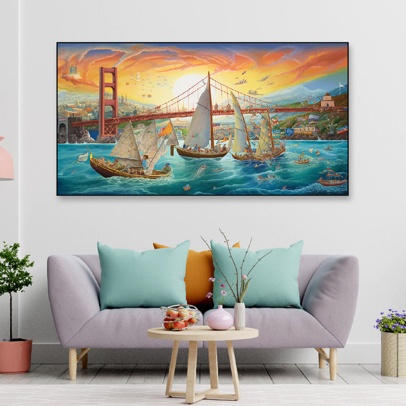 Ships To Sail Canvas Wall Painting