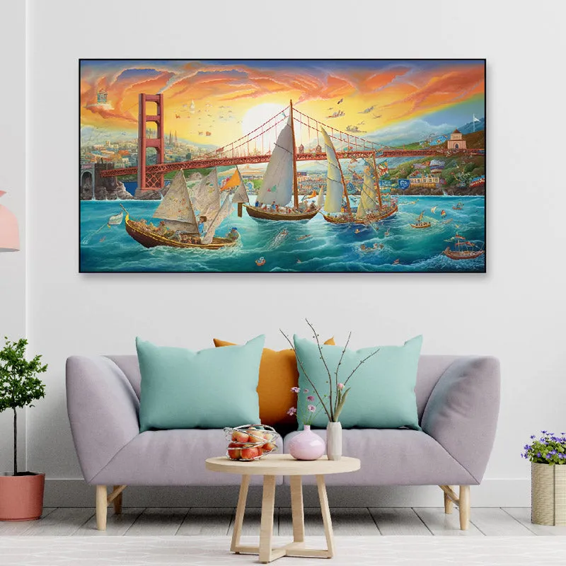 Ships To Sail Canvas Wall Painting media 1