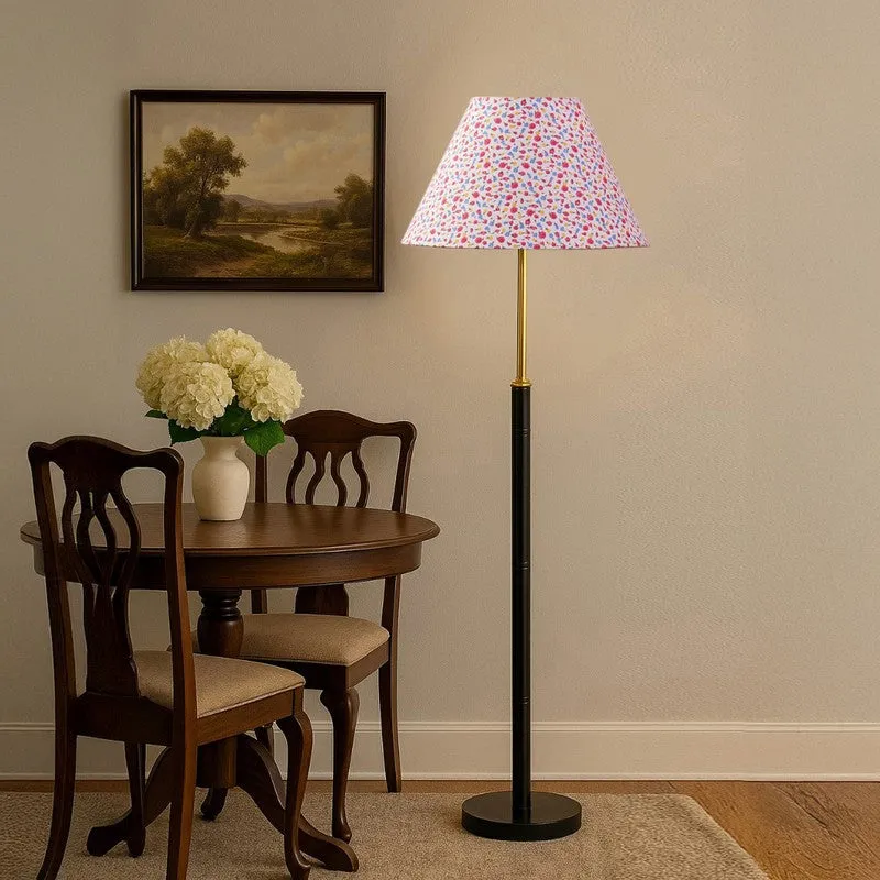 Golden Ray Wooden Floor Lamp - Multicolor media 4