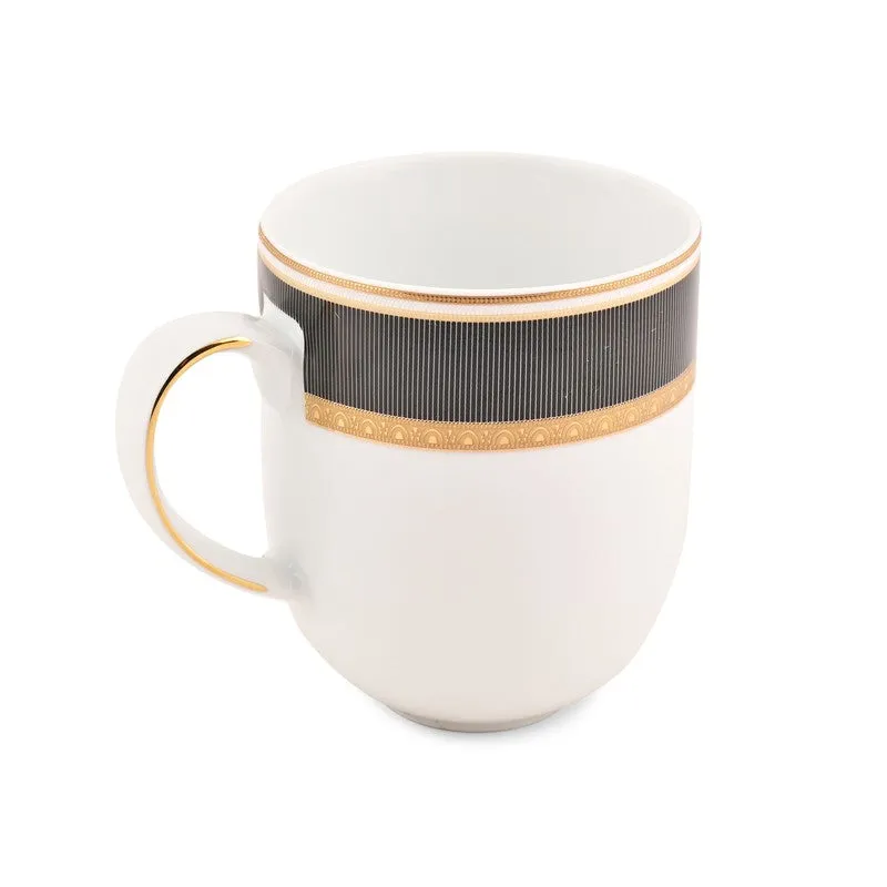 Serene Brew Porcelain Coffee Mug (300 mL Each) - Set Of Two media 5