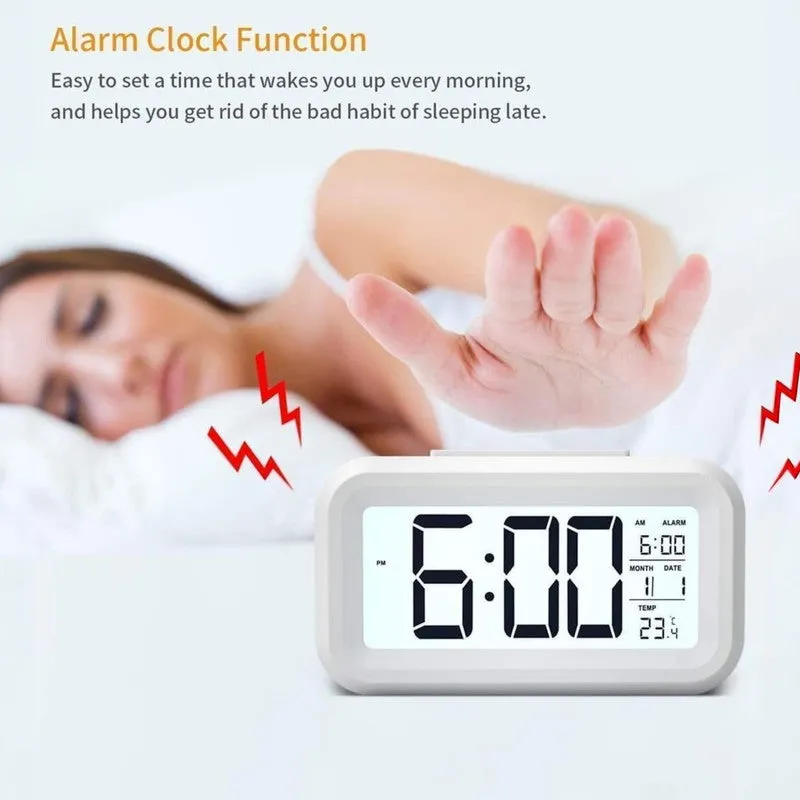 Time Nest Rectangle Plastic Table Clock media 6