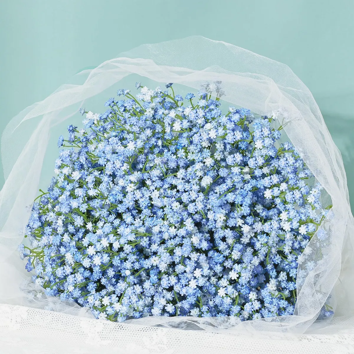 Meadow Babys Breath Artificial Flower - Set Of Two media 9