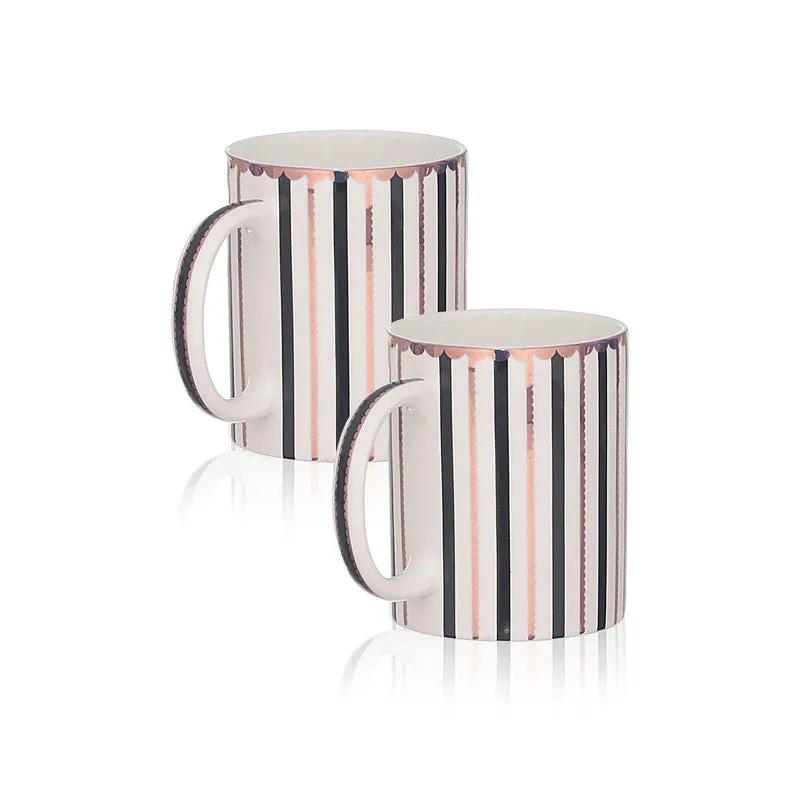 Lorien Ceramic Coffee Mug (270 mL Each) - Set Of Two media 5