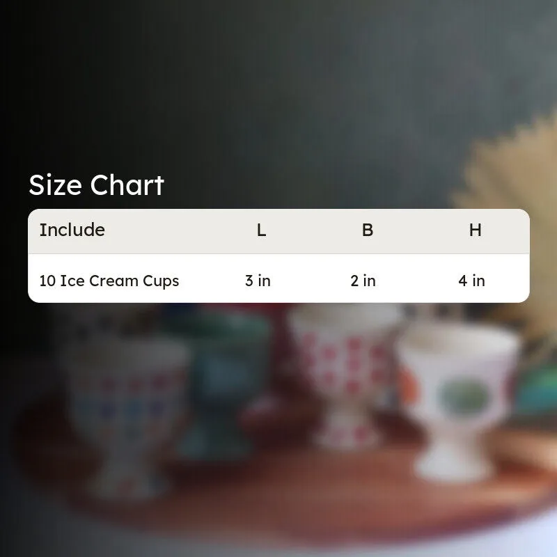 Acro Icecream Cup (180 ML) - Set of Ten media 5