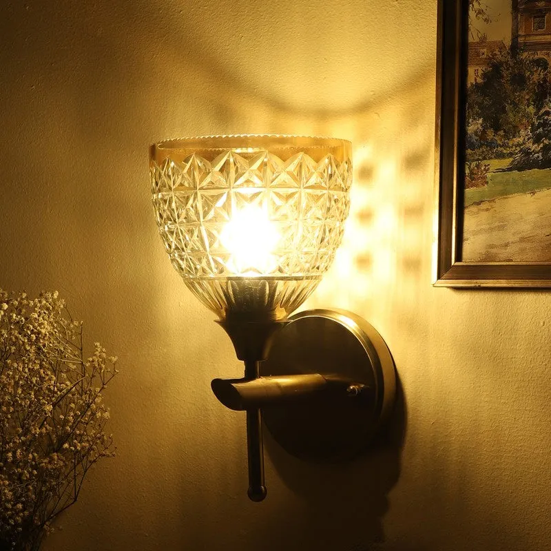 Cindrel Elegant Glass Wall Lamp media 3