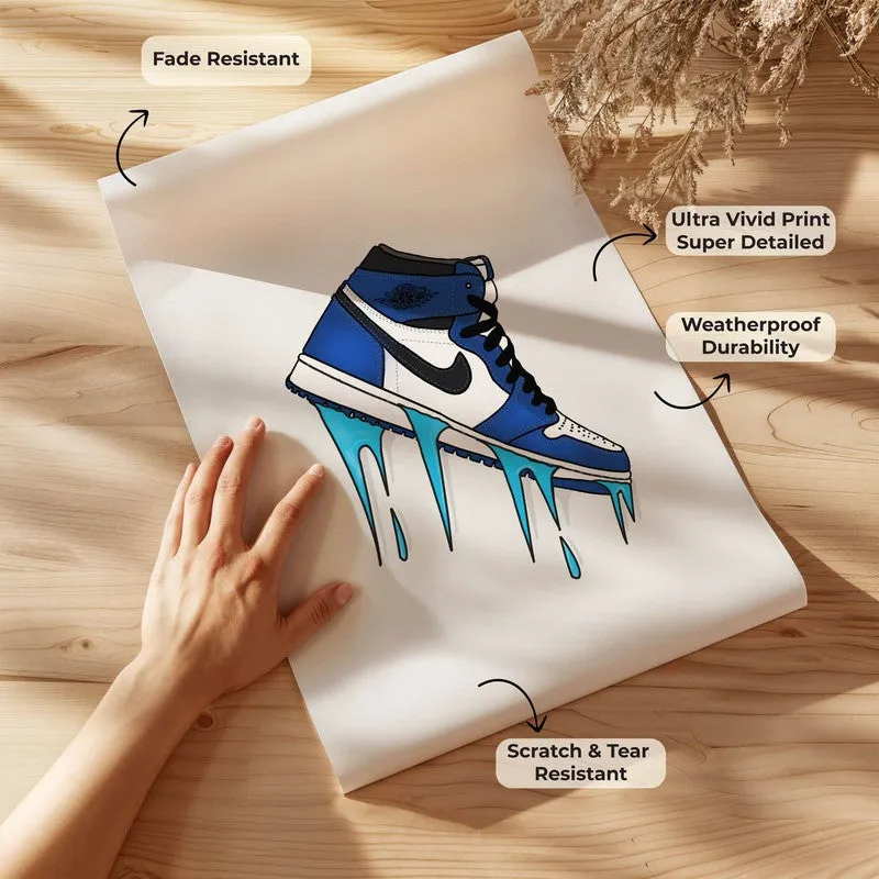 Blue Drip Kicks Wall Poster media 8