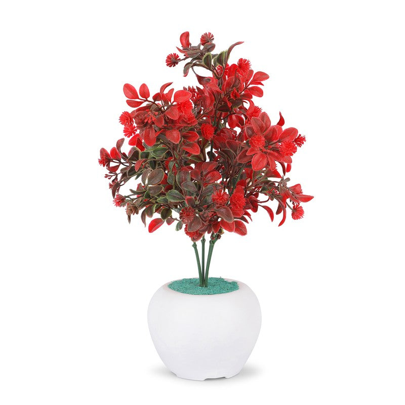 Vibique Artificial Plant With Plastic Pot - 1 Feet media 4