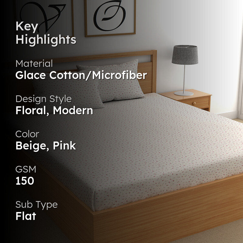 Arlene II Microfiber Microfiber Bedsheet - 150 GSM media 2