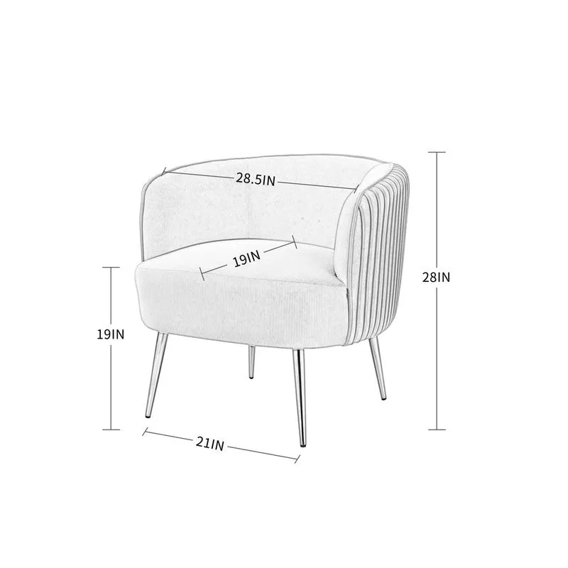 Leiser Accent Chair - Blue media 8