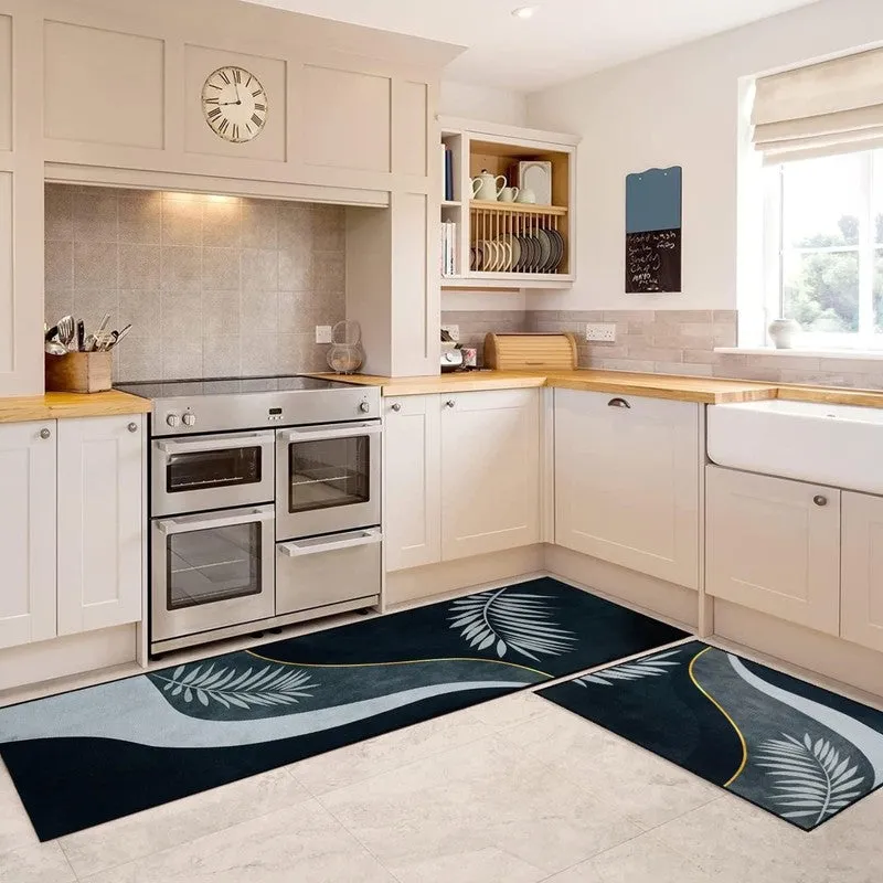 Soft Stride Glace Cotton/Microfiber Kitchen Mats - Set of Two media 4