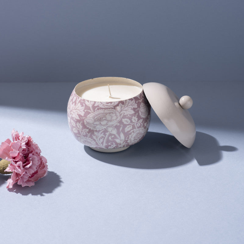 Rosy Ember Scented Candle - Cedar & Rose media 5