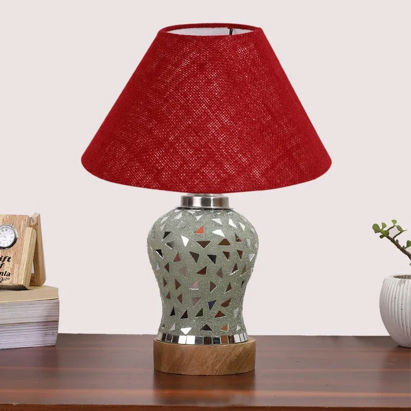 Serelle Wooden Table Lamp - Multicolor media 4