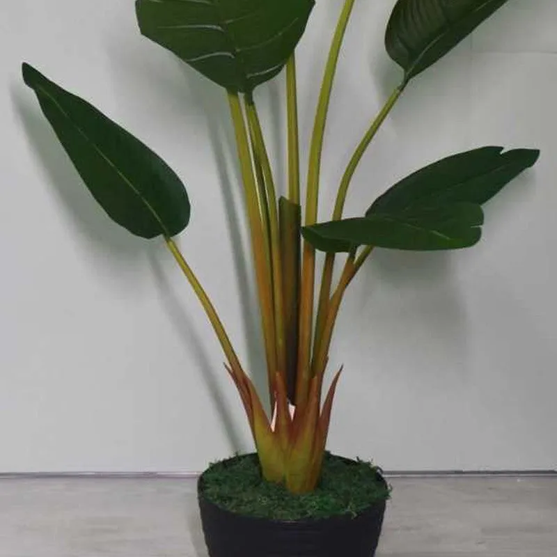 Artificial Travellers Palm Plant Without Pot - 3.9 Feet media 5