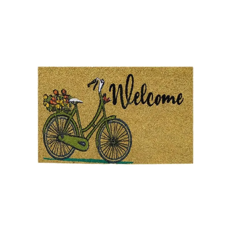 Cycle Bloom Coir Door Mats - Brown media 4