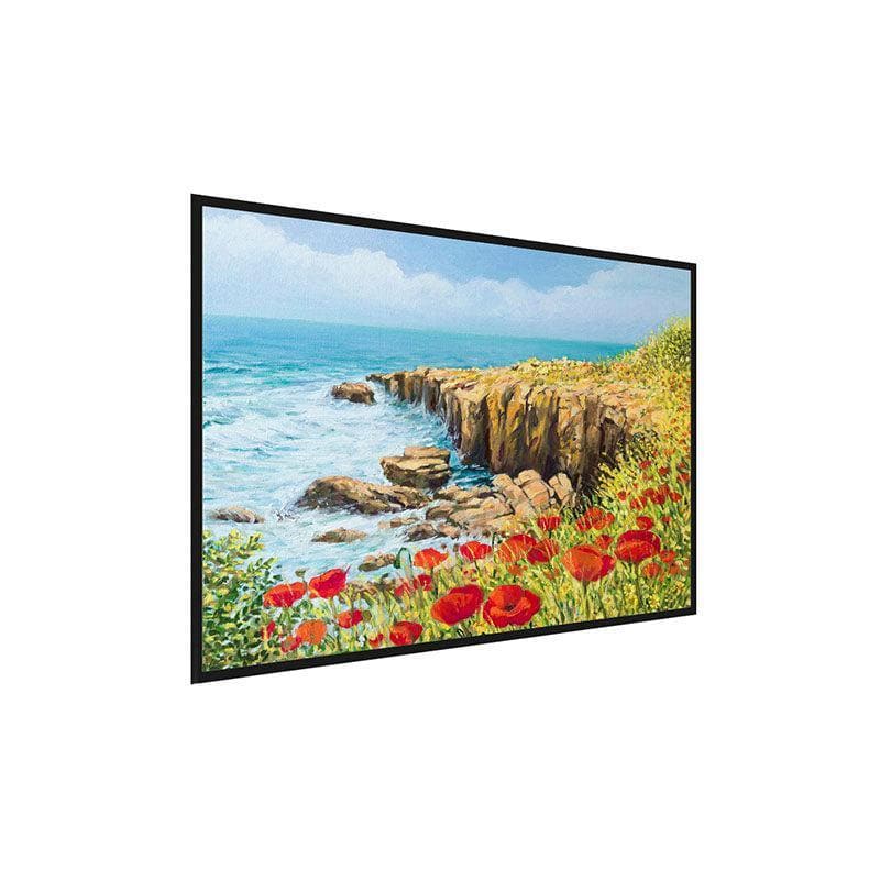 Summer Breeze Canvas Painting - Black Frame media 3