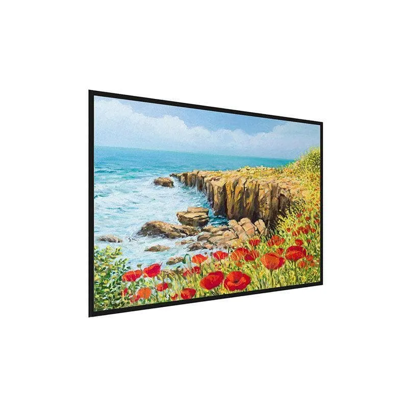 Summer Breeze Canvas Painting - Black Frame media 3