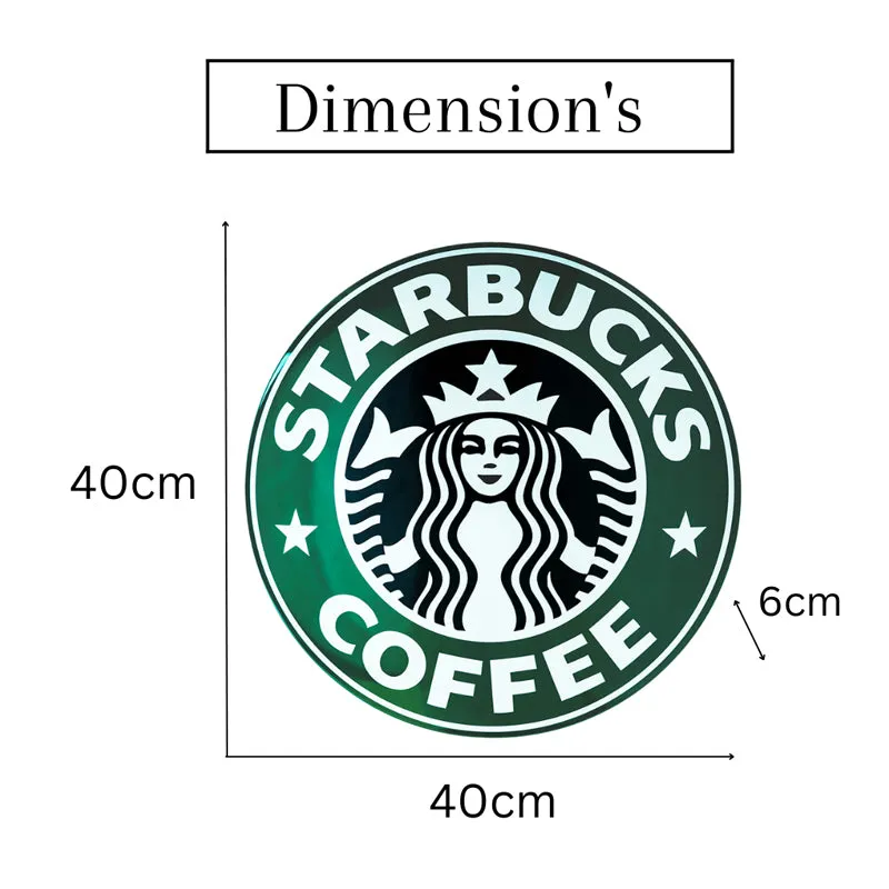 Starbucks Coffee Button Metal Wall Accent media 5