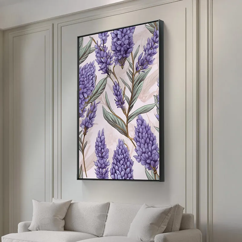 Lavender Bliss Wall Painting media 3