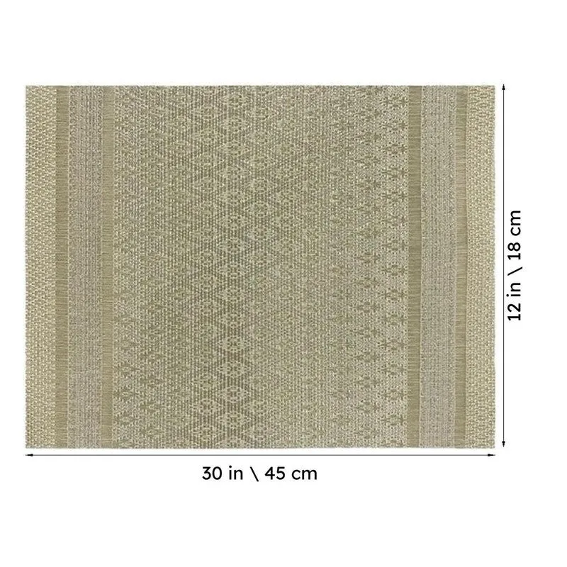 Amara Golden Rectangle PVC Table Mats - Set Of Two media 6