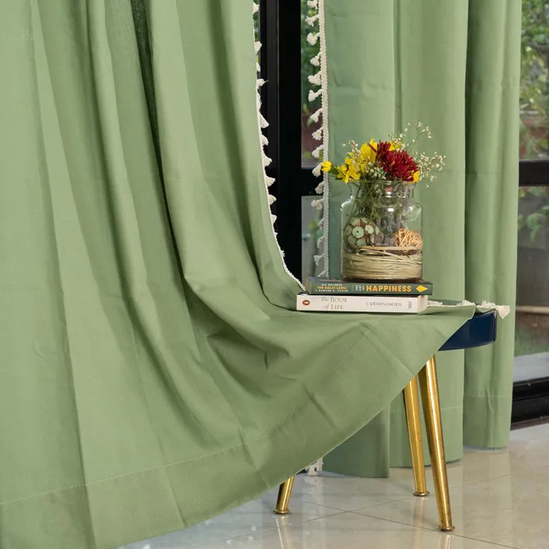 Urban Space Aura Curtain - Sage Green media 1